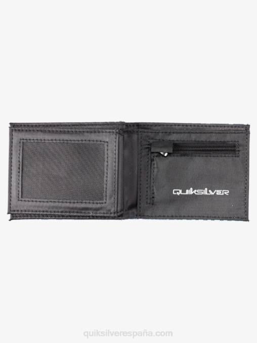 azul marino medianoche cartera de tres pliegues de frescura D6T4D729 hombres Quiksilver