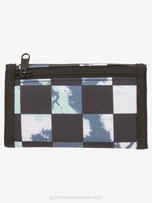bering mar check tie dye 233 la cartera de tres pliegues con estampado diario D6T4D737 hombres Quiksilver
