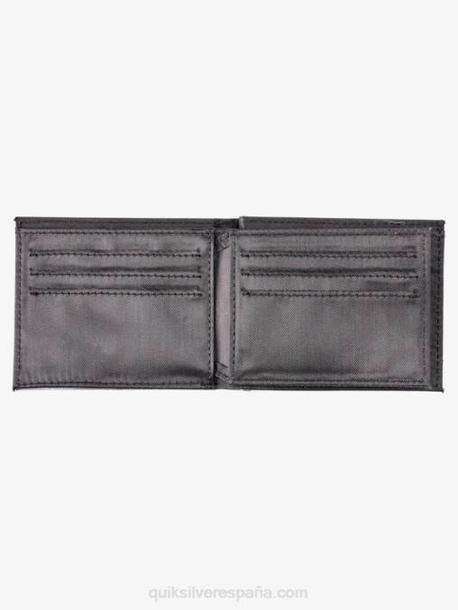 blanco negro cartera de tres pliegues de frescura D6T4D728 hombres Quiksilver