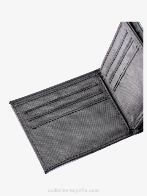 blanco negro cartera de tres pliegues de frescura D6T4D728 hombres Quiksilver