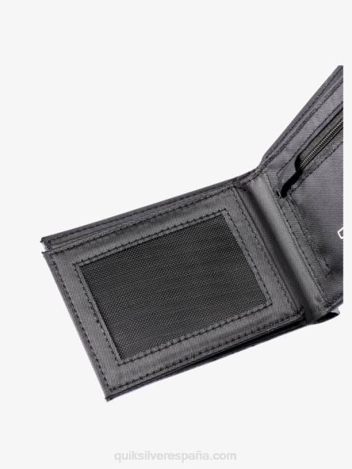 blanco negro cartera de tres pliegues de frescura D6T4D728 hombres Quiksilver