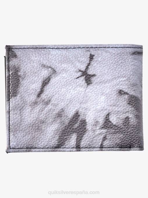 blanco negro cartera de tres pliegues de frescura D6T4D728 hombres Quiksilver