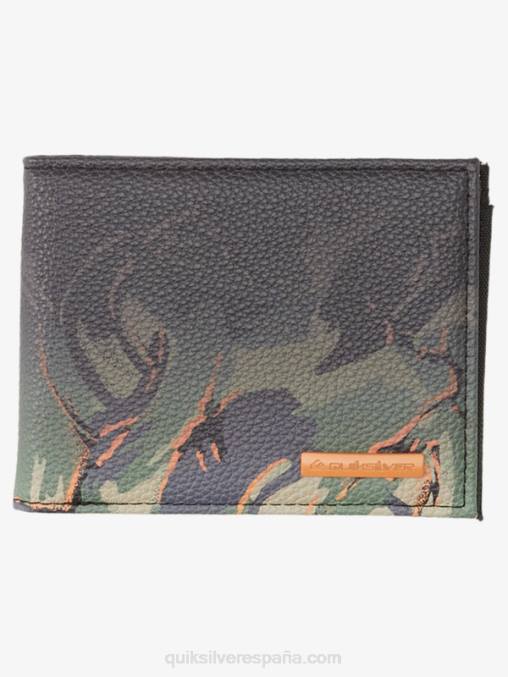 camuflaje - playa cartera de tres pliegues de frescura D6T4D727 hombres Quiksilver