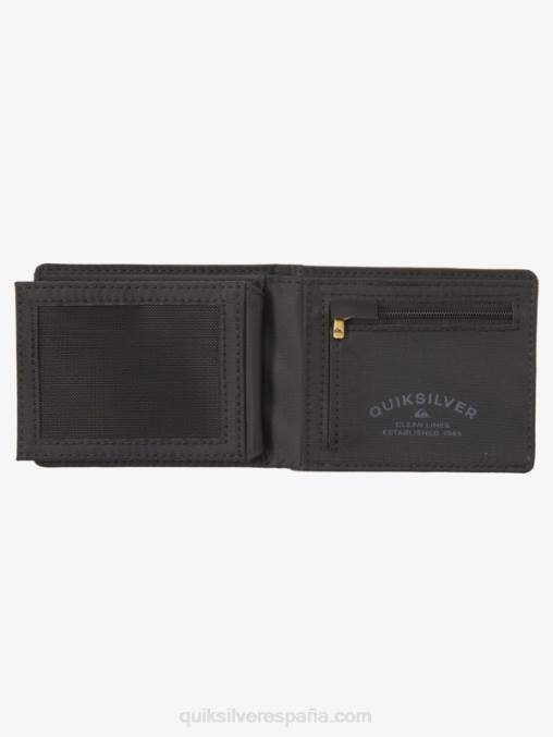 chocolate Cafe cartera triple con costuras D6T4D907 hombres Quiksilver
