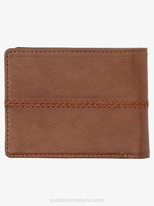 chocolate Cafe cartera triple con costuras D6T4D907 hombres Quiksilver