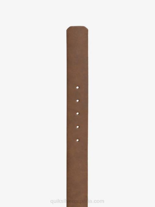 chocolate cinturón de piel sintética de la calle principal D6T4D1096 hombres Quiksilver