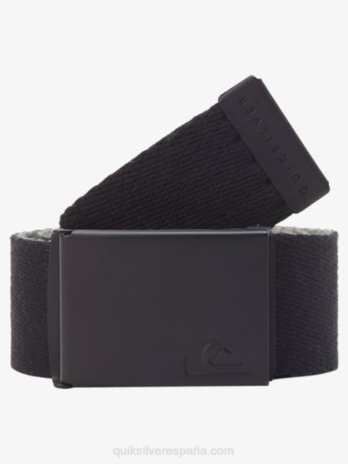 negro el cinturón de correas de mermelada D6T4D42 hombres Quiksilver