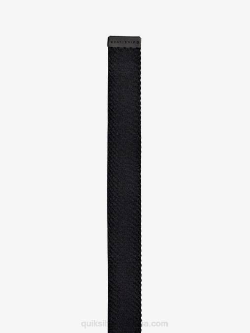 negro el cinturón de correas de mermelada D6T4D42 hombres Quiksilver