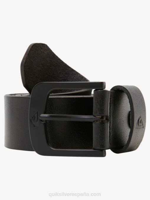 negro el cinturón de cuero de todos los días D6T4D1053 hombres Quiksilver