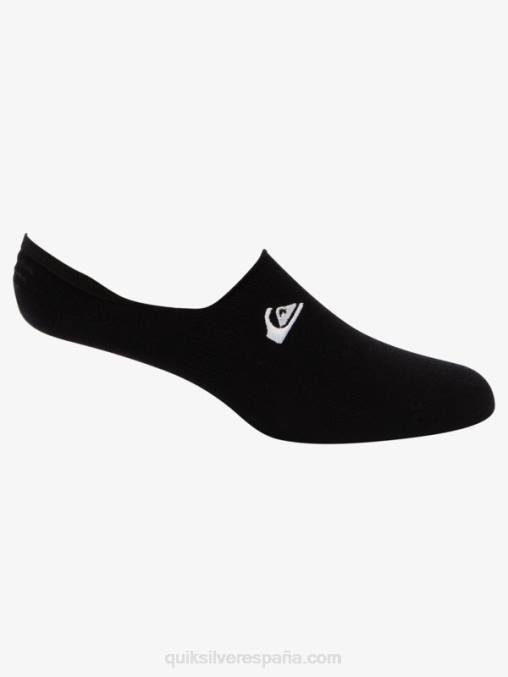 negro Pack de 3 calcetines invisibles con forro D6T4D777 hombres Quiksilver