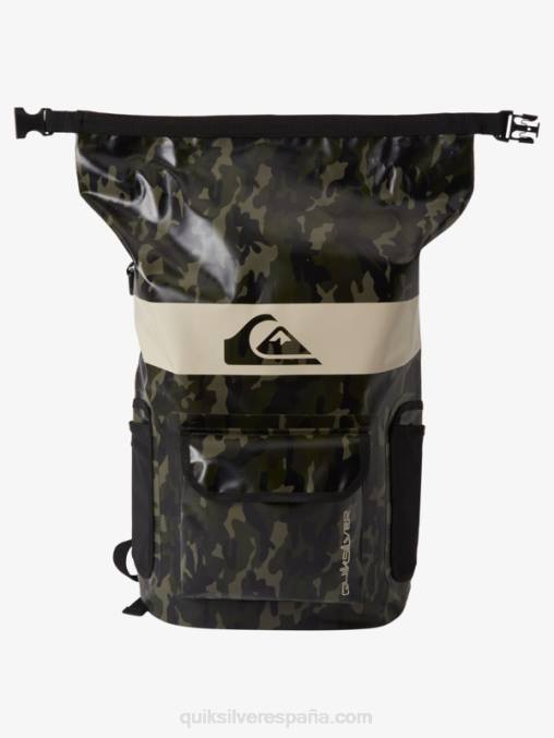 camuflaje negro mochila de surf mediana sea stash 20l D6T4D861 hombres Quiksilver