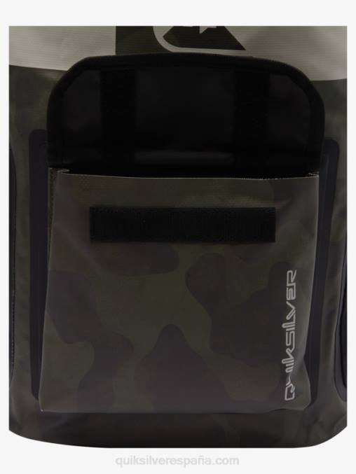 camuflaje negro mochila de surf mediana sea stash 20l D6T4D861 hombres Quiksilver