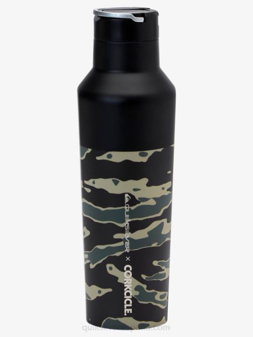 batalla crucial con estampado de camuflaje botella de agua D6T4D1182 hombres Quiksilver x Corkcicle