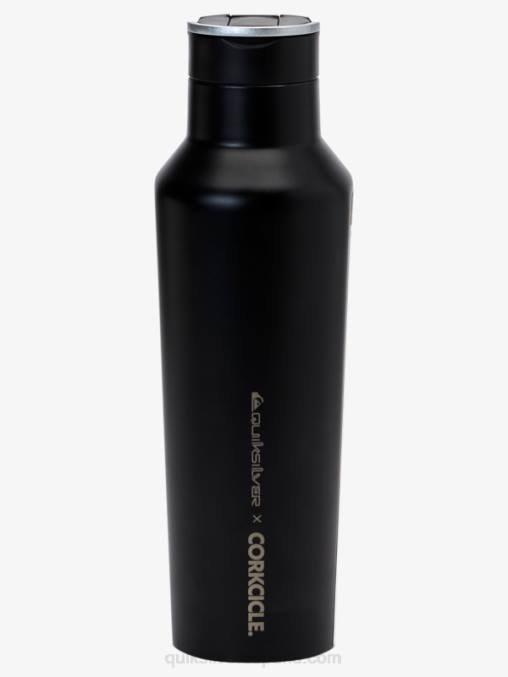 negro botella de agua D6T4D1181 hombres Quiksilver x Corkcicle