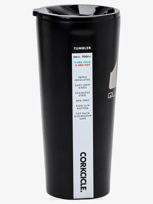 negro vaso clásico D6T4D1216 hombres Quiksilver x Corkcicle