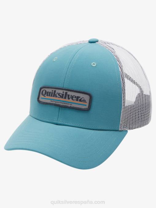 azul bretaña gorra trucker con captura en popa D6T4D966 hombres Quiksilver