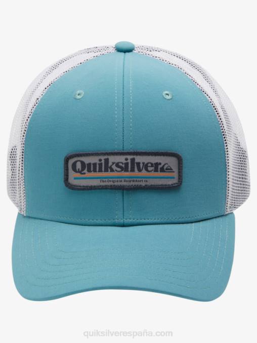 azul bretaña gorra trucker con captura en popa D6T4D966 hombres Quiksilver