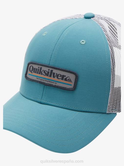 azul bretaña gorra trucker con captura en popa D6T4D966 hombres Quiksilver
