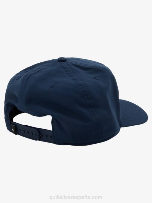 azul marino medianoche gorra snapback con logo D6T4D1094 hombres Quiksilver