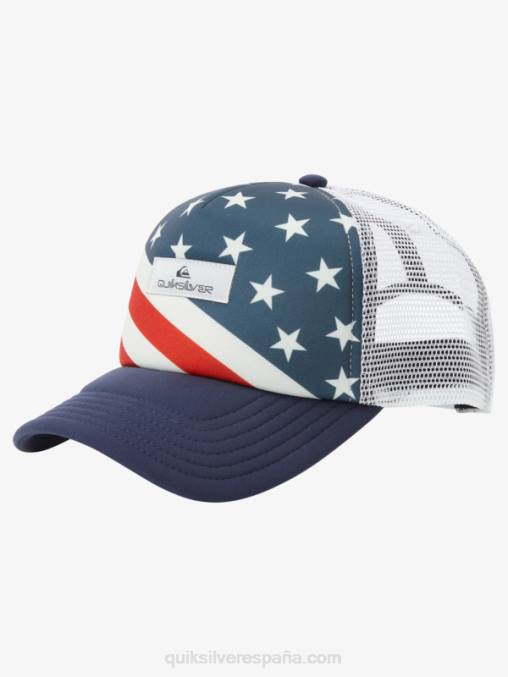 azul marino medianoche gorra trucker coop de urraca D6T4D563 hombres Quiksilver