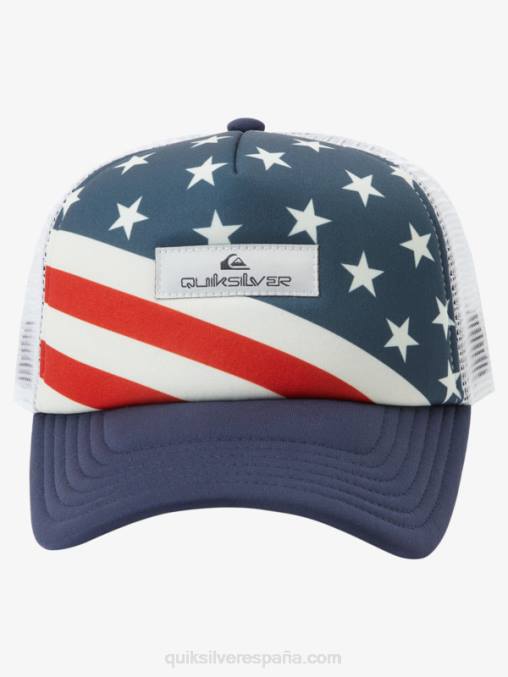 azul marino medianoche gorra trucker coop de urraca D6T4D563 hombres Quiksilver