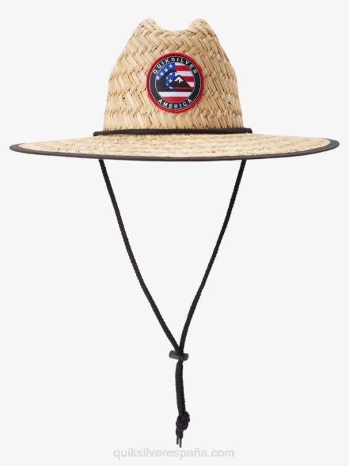 azul marino/rojo sombrero de paja salvavidas outsider americana D6T4D413 hombres Quiksilver