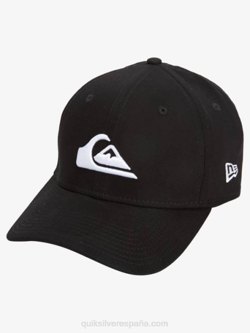 blanco negro gorra de ajuste elástico de montaña y onda D6T4D1679 hombres Quiksilver