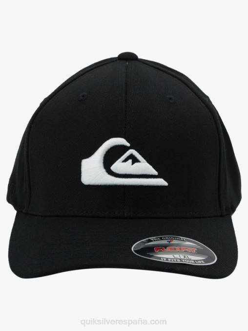 blanco negro gorro flexfit montaña y olas D6T4D1435 hombres Quiksilver