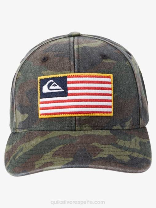 camuflaje gorra snapback con conexión a tierra america D6T4D796 hombres Quiksilver
