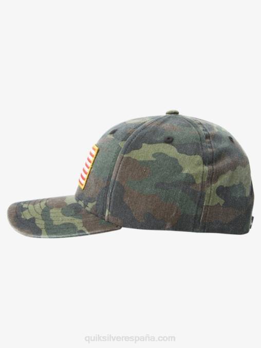 camuflaje gorra snapback con conexión a tierra america D6T4D796 hombres Quiksilver