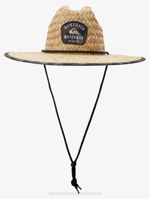 camuflaje sombrero de salvavidas de paja forastero waterman D6T4D834 hombres Quiksilver