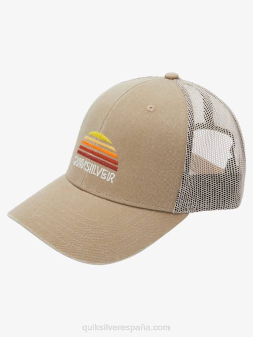 caqui oscuro gorra de camionero con larguero D6T4D1196 hombres Quiksilver