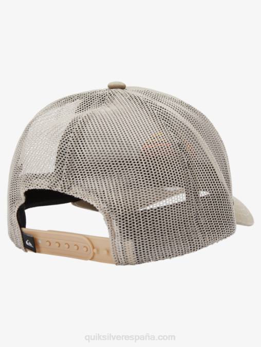 caqui oscuro gorra de camionero con larguero D6T4D1196 hombres Quiksilver
