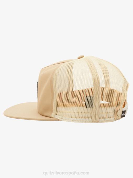 gris oliva gorra snapback a cuadros D6T4D756 hombres Quiksilver