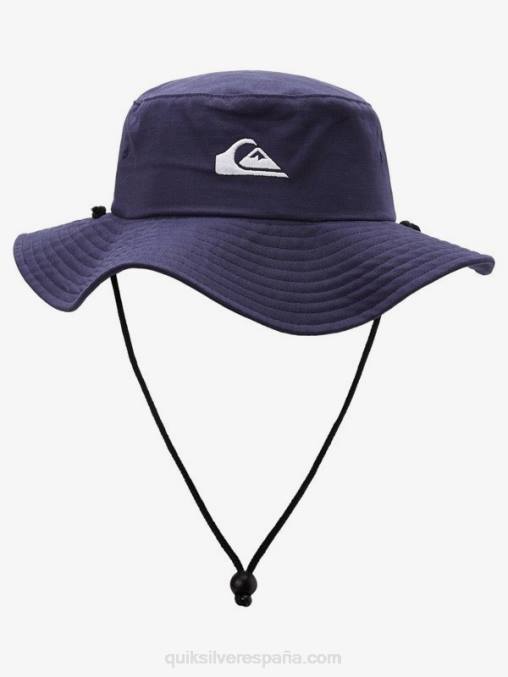 insignias azules sombrero boonie safari bushmaster D6T4D122 hombres Quiksilver