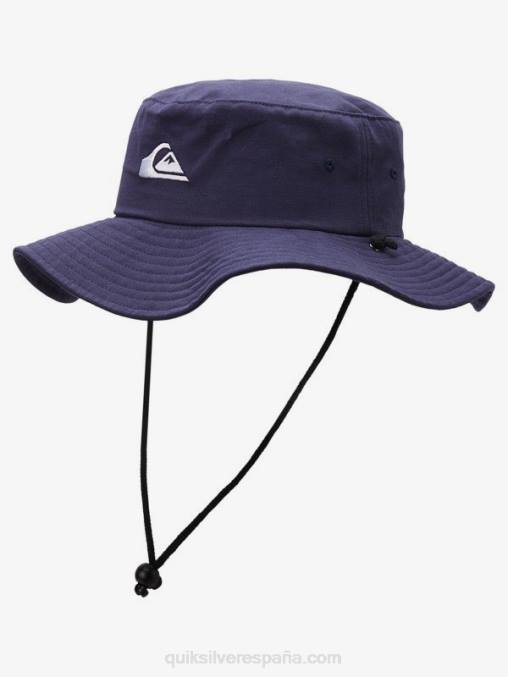 insignias azules sombrero boonie safari bushmaster D6T4D122 hombres Quiksilver