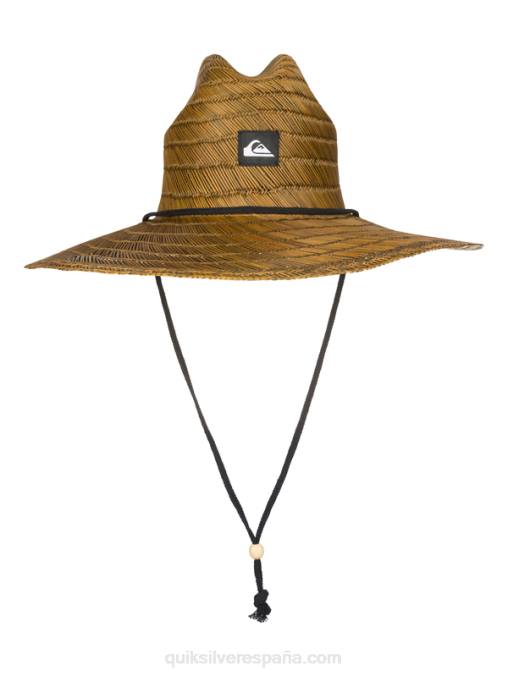 marron oscuro sombrero de salvavidas de paja pierside D6T4D802 hombres Quiksilver