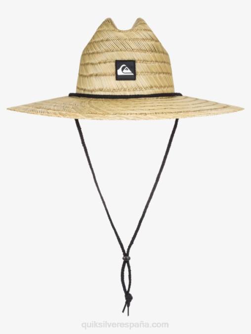 natural sombrero de salvavidas de paja pierside D6T4D803 hombres Quiksilver