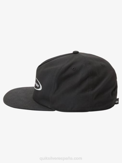 negro gorra de béisbol técnica D6T4D707 hombres Quiksilver