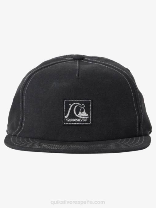 negro gorra de beisbol original D6T4D1187 hombres Quiksilver