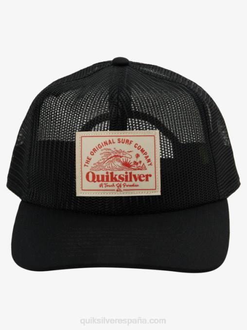 negro gorra de camionero con malla D6T4D1075 hombres Quiksilver