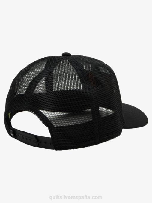 negro gorra de camionero con malla D6T4D1075 hombres Quiksilver