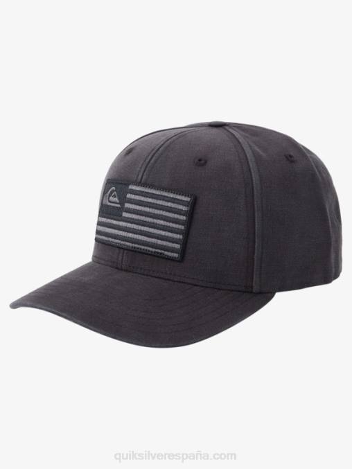 negro gorra snapback con conexión a tierra america D6T4D797 hombres Quiksilver