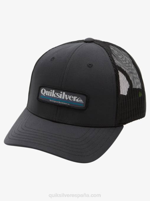 negro gorra trucker con captura en popa D6T4D965 hombres Quiksilver