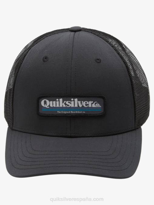 negro gorra trucker con captura en popa D6T4D965 hombres Quiksilver