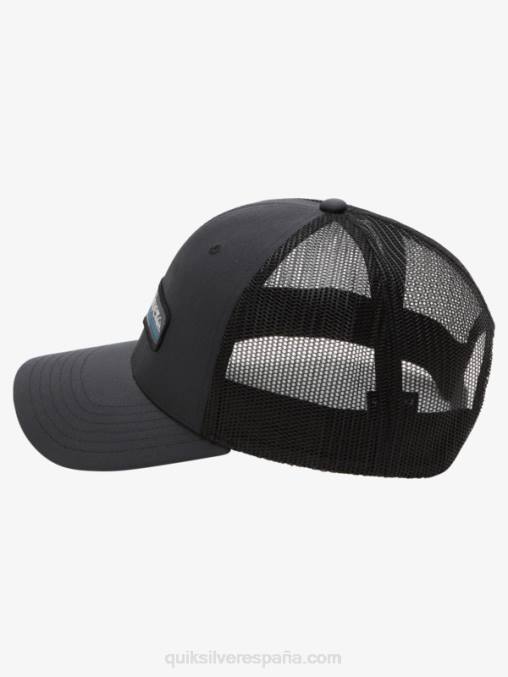 negro gorra trucker con captura en popa D6T4D965 hombres Quiksilver