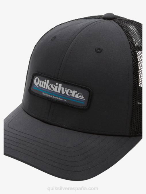 negro gorra trucker con captura en popa D6T4D965 hombres Quiksilver