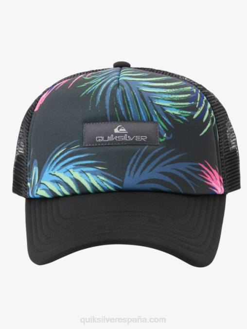 negro gorra trucker coop de urraca D6T4D562 hombres Quiksilver