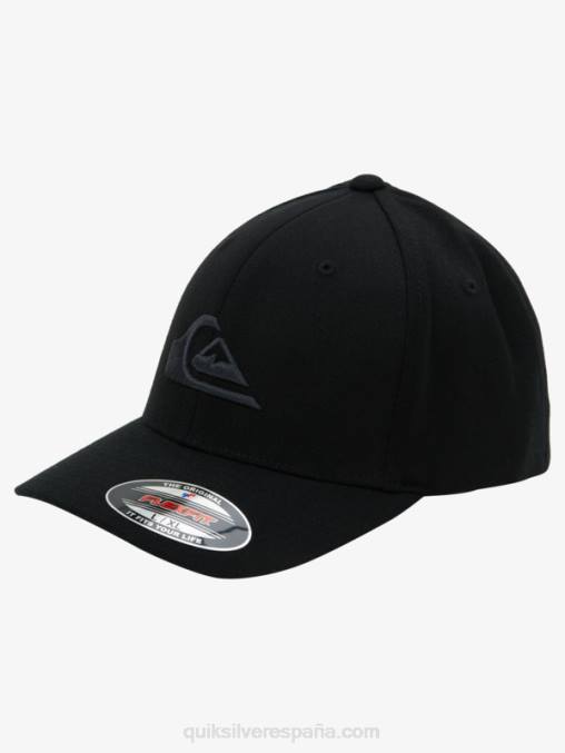 negro gorro flexfit montaña y olas D6T4D1434 hombres Quiksilver