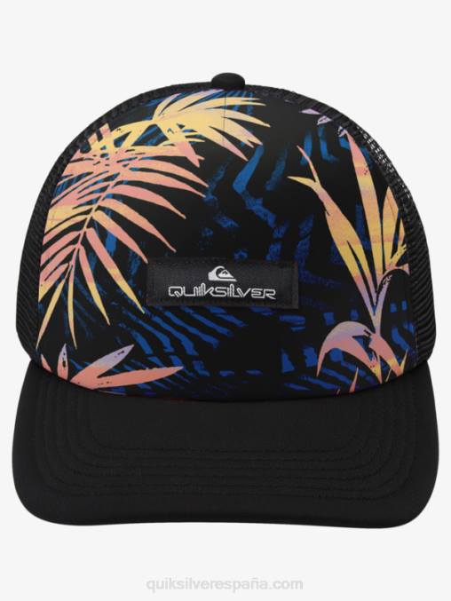 negro rasgado gorra trucker coop buitre D6T4D1051 hombres Quiksilver